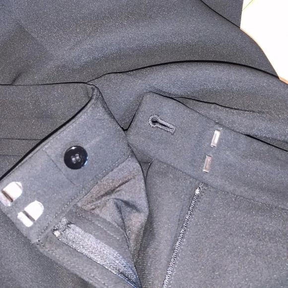 TALBOTS RSVP Ankle Pants Trousers Solid Black Size 16 Fully Lined Dress Slacks - Picture 9 of 10
